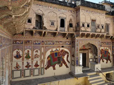 Road trip d'aventure à moto de Delhi à Mandawa - Plongée dans l'histoire et les trésors cachés du Rajasthan sur une Royal Enfield.