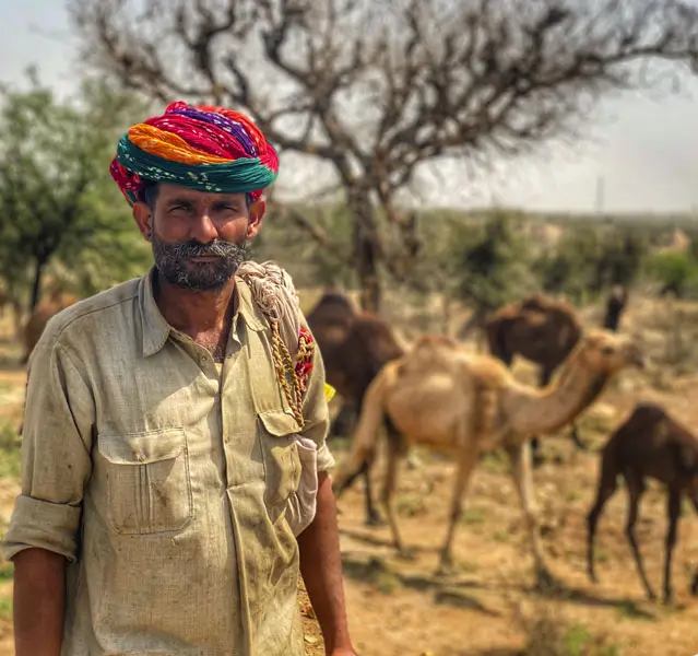 Moto au Rajasthan, Inde